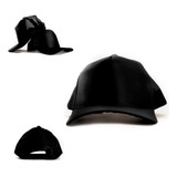 Boné Trucker Preto Liso Aba Curva Barato Simples Rede/tela