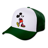 Boné Trucker Verde Mickey Mouse Tenis
