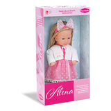 Boneca Alena Estilo Reborn Infantil Bambola