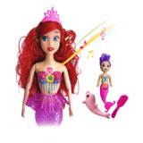Boneca Ariel Sereia Princesa Brinquedo Infantil Musical