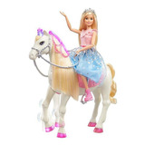 Boneca Barbie Aventura Princesa E Cavalo