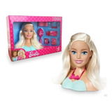 Boneca Barbie Busto Com Acessórios