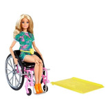 Boneca Barbie Cadeira De Rodas Fashionista