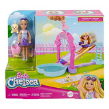 Boneca Barbie Chelsea Parque Aquático Escorrega