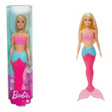 Boneca Barbie Dreamtopia Sereia Loira Com