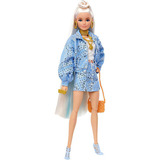 Boneca Barbie Extra 16 Conjunto Azul