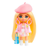 Boneca Barbie Extra Minis Boina Rosa Hln44 Hln48 Mattel