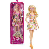 Boneca Barbie Fashionistas 181 Vestido Floral