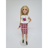 Boneca Barbie Fashionistas 31 Rock N Roll Plaid Petite