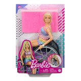 Boneca Barbie Fashionistas Loira C/ Cadeira