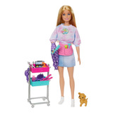 Boneca Barbie It Takes Two Malibu Estilista De Cabelo Mattel