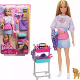 Boneca Barbie Malibu Estilista De Cabelo