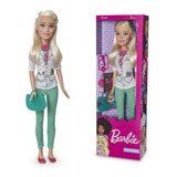 Boneca Barbie Medica Veterinária Grande 65cm