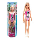 Boneca Barbie Moda Praia Loira Maio
