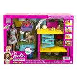 Boneca Barbie Playset Diversão Na Fazenda Mattel Hgy88