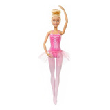 Boneca Barbie Profissões Bailarina Articulada Rosa Mattel