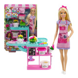Boneca Barbie Profissões Loja De Flores