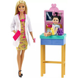 Boneca Barbie Profissões Pediatra - Mattel