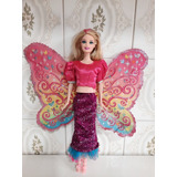 Boneca Barbie Segredo Das Fadas Castelo De Diamantes