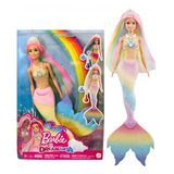 Boneca Barbie Sereia Dreamtopia Muda De