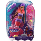Boneca Barbie Sereia Mermaid Power Super Premium 