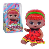 Boneca Bebe Cheirinho Fruta Bonequinha Coleção Frutinhas