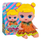 Boneca Bebe Coleção Frutinhas Com Cheirinho