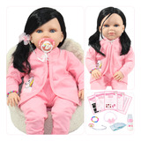 Boneca Bebe Reborn Completa Realista Menina Princesa 