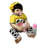 Boneca Bebê Reborn Malkitoys Prematura Silicone Alice 25cm - Malki toys