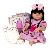Boneca Bebê Reborn Realista Linda + 13 Acessórios Promoção