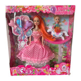 Boneca Bella Tipo Barbie Happy Com