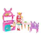 Boneca Bree Bunny Enchantimals Diversão Na Cozinha Cenario