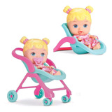 Boneca Brinquedo Little Dolls Baby Alive Com Carrinho Menina