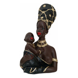 Boneca Busto Africana Namoradeira Mãe Filho