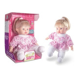 Boneca Corpo De Pano Coleção Hair Soft Super Macia - Milk