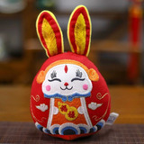 Boneca De Mascote De Pelúcia Rabbit Plush Toy, Orelhas Compr