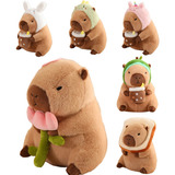 Boneca De Pelúcia Capivara Supermacia De 30 Cm