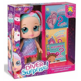 Boneca Diver Surprise Dolls Cabelo Colorido Divertoys 8171