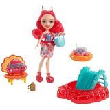 Boneca Enchantimals Cameo Crab Chela & Courtney Praia