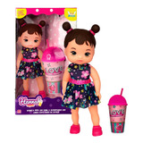 Boneca Hannah Com Copo + Vestidinho