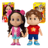 Boneca Maria Clara + Boneco Jp Brinquedos Youtubers