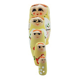 Boneca Matryoshka Russa Amarela 5 Peças