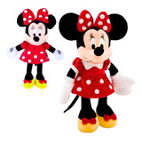 Boneca Minnie Pelucia Com Som Fala Frases 33cm Minnie Mouse