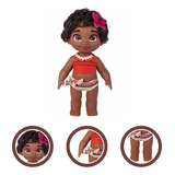 Boneca Moana Bebê Em Vinil Macio 2504 Cotiplás