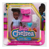 Boneca Mundo De Chelsea Barbie Profissões Barista - Mattel