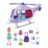 Boneca Polly Pocket Helicóptero De Aventura - Mattel