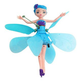 Boneca Princesa Aerocraft Fada Voadora Azul