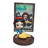Boneca Qposket Miniatura Princesa Disney Branca