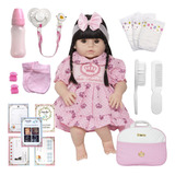 Boneca Reborn Bebê Real Corpo De Silicone Princesa Promoção