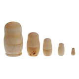 Boneca Russa De Nidificação Matryoshka Wood Diy Handicraft